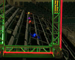Video drone racing league shows off racers charging dolphins stadium