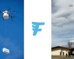 Successful autonomous drone delivery urban nevada cargo rope