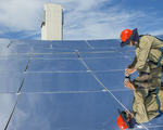 Solar thermal efficiency record 97 percent conversion sunlight  steam integrated energy storage